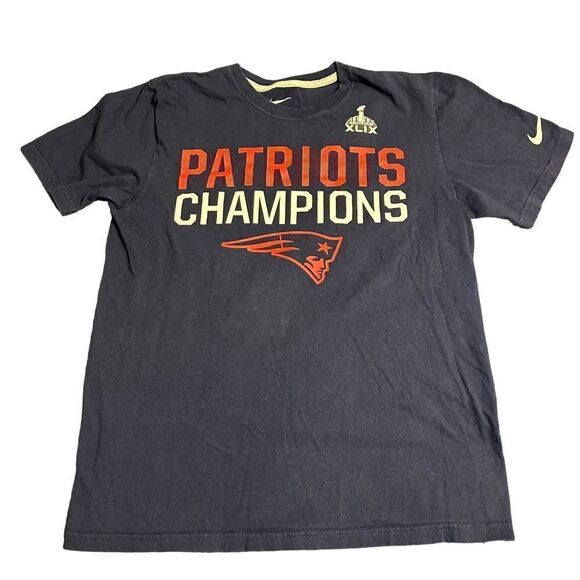 NFL New England Patriots Super Bowl 49 T-shirt Unisex size Medium - Picture 1 of 6